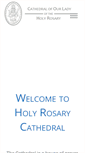 Mobile Screenshot of holyrosarycathedral.org